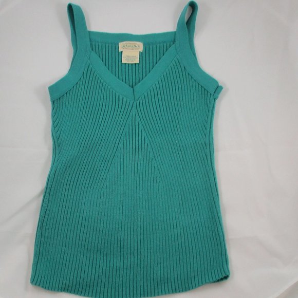 St. John's Bay Green Tank Top - Small - Picture 1 of 4